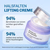 Silky Planet Hals-Falten Lifting Creme – geeignet auch für empfindliche Hauttypen und speziell formuliert für dünnere Halshaut.