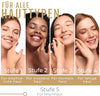 Vorher-Nachher Ergebnis mit dem Silky Planet Mitesser & Porenreiniger – sichtbare Reduktion von Mitessern und verfeinertes Hautbild.