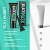 Silky Planet Mitesserentferner Maske in der Trocknungsphase – das Peel-Off-Film setzt sich an Mitessern und bereitet das sanfte Abziehen vor.