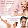 All-in-One Mini Trimmer Damen – Gesicht, Oberlippe, Kinn, Achseln & Bikinizone; sanfte, gründliche Haarentfernung