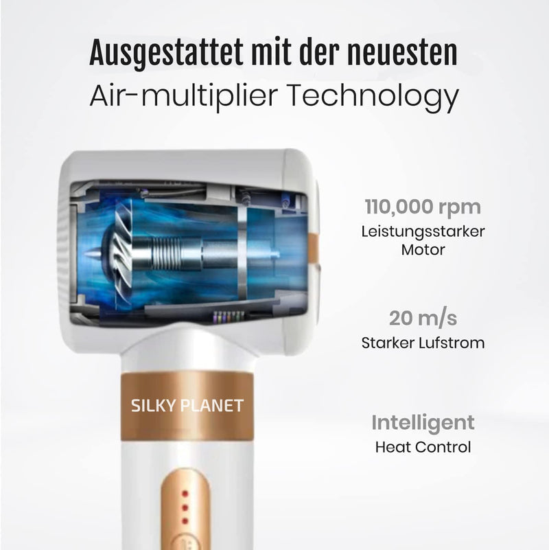 Mehrere Temperatur- und Luftstufen inkl. Coolshot – individuelles, haarschonendes Styling