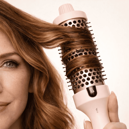 Volumen Rundbürste mit Hitze