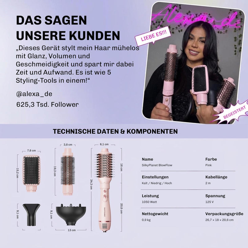 BlowFlow 5-in-1 Warmluftbürste