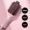 Rundbürsten Styler der Frizz reduziert und Volumen schafft