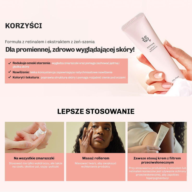 Krem do codziennej pielegnacji okolic oczu rano i wieczorem
