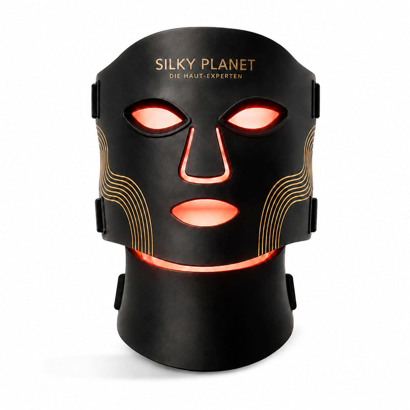 LED Face Mask fuer bessere Hautelastizitaet und strafferes Hautbild