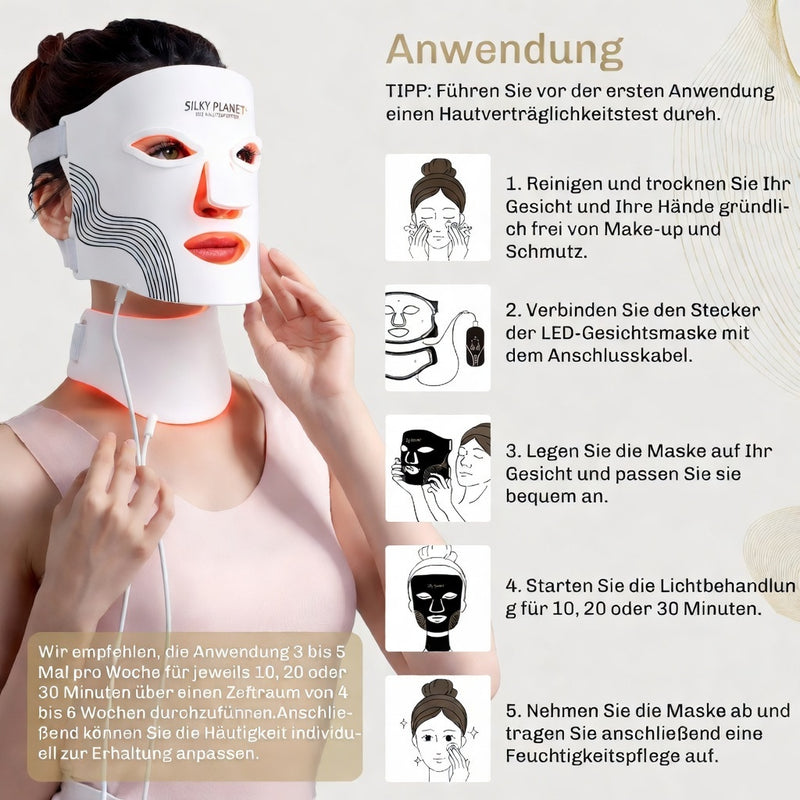 Mascarilla de terapia LED LUMIWHITE