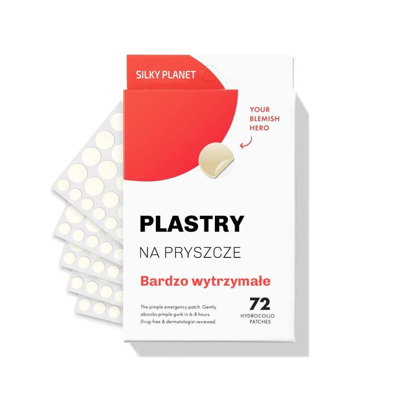 Plastry hydrokoloidowe usuwajace pryszcze i zanieczyszczenia