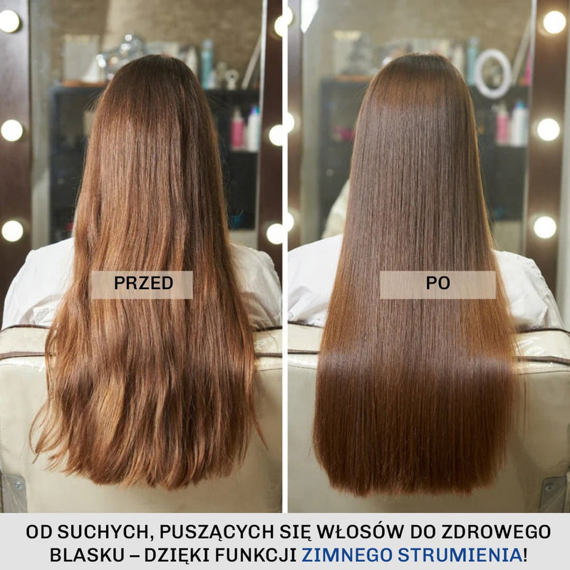 Prostownica z funkcja suszenia dla gladkich wlosow