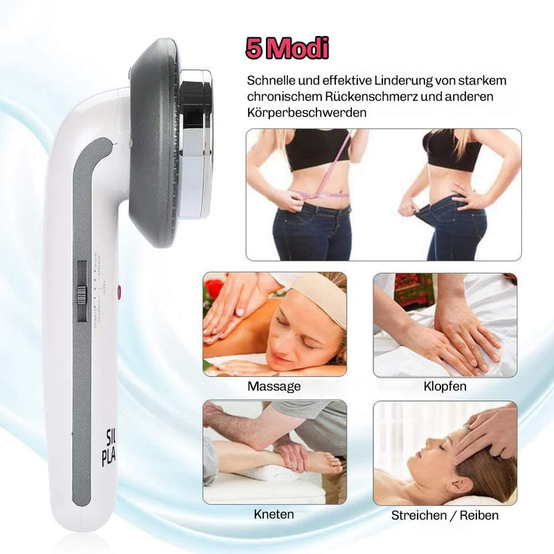 Teil deiner Beauty-Routine: Silky Planet Anti-Cellulite Gerät Kylea hilft bei regelmäßiger Anwendung die Haut sichtbar zu glätten und zu straffen.