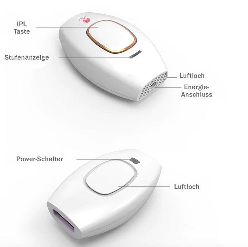 Silky Planet IPL Haarentferner Glamour Expert – inkl. Hautkontakt-Sensor und Strahlenschutz für sicheres Heim-Styling.