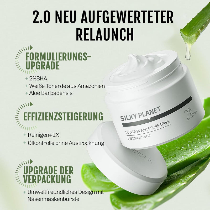 Soforteffekt durch die Silky Planet Mitesser Home Creme – erste Anwendung zeigt weniger Mitesser, sauberere Poren und frischeres Hautbild.
