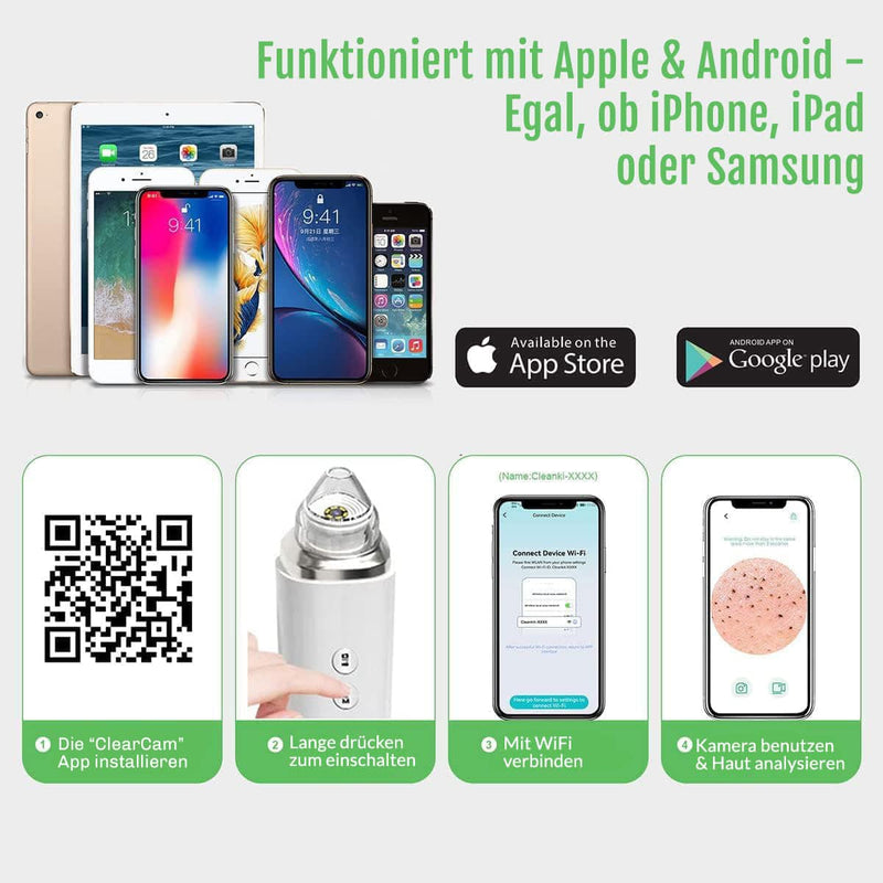 Odkurzacz do zaskórników z kamerą