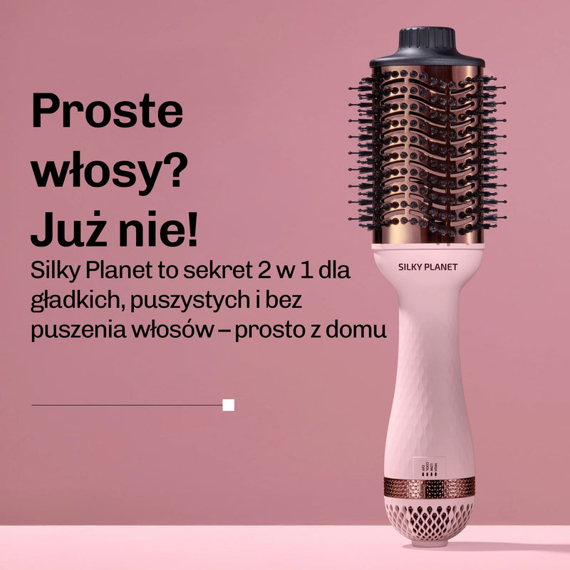 Tytanowa szczotka chroniaca wlosy podczas stylizacji