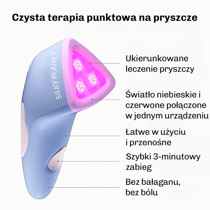 Delikatna terapia LED bez chemicznych preparatow