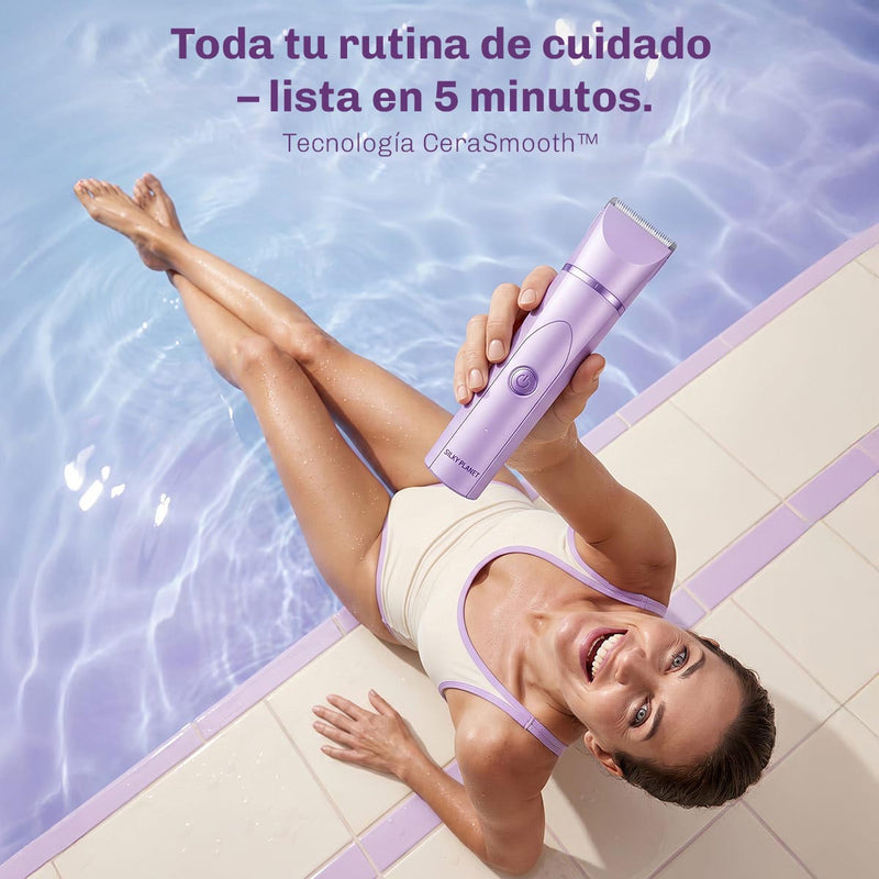 Afeitadora íntima para mujer y hombre con corte preciso y máxima comodidad.