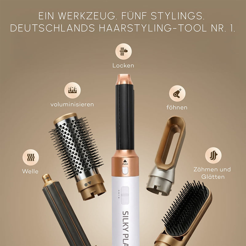AirFlow Lockenstab CloudAir für sanfte Locken ohne starke Hitzebelastung und langanhaltendes Styling.