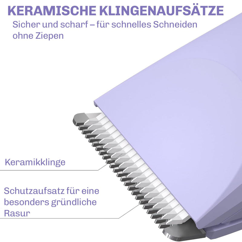 Bikini Trimmer fuer empfindliche Haut mit besonders sanfter Anwendung