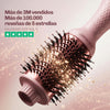 Cepillo secador VolumeBrush 2 en 1 de SilkyPlanet para un secado rápido, más volumen y un acabado brillante.
