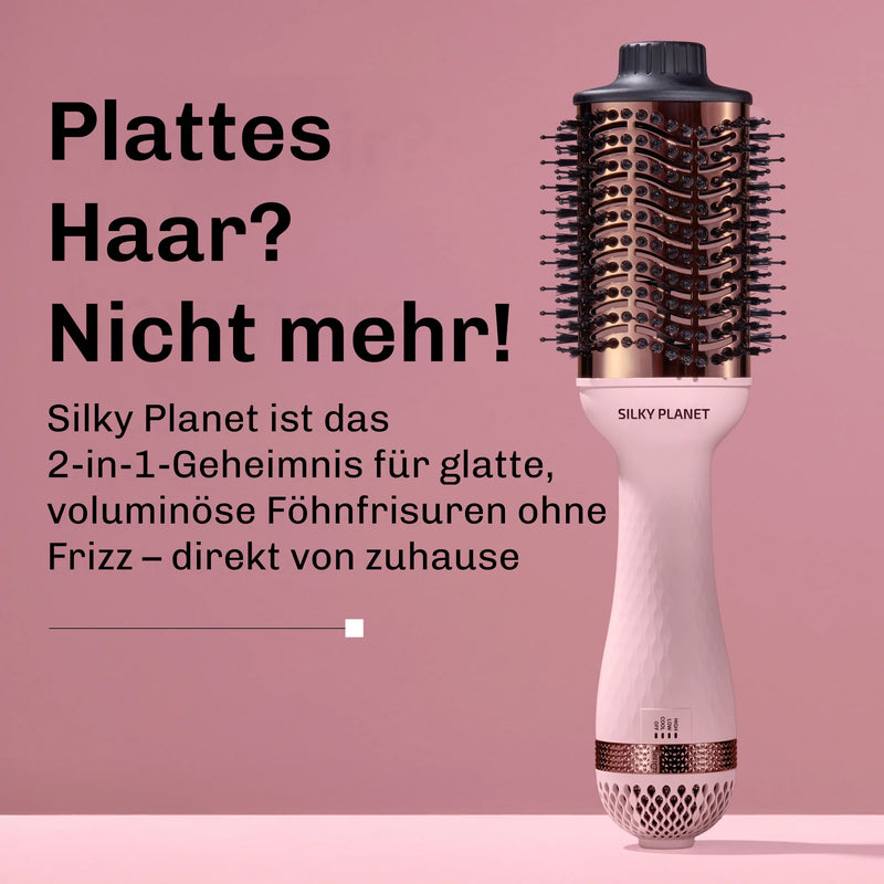 Ionen-Technologie reduziert Frizz sichtbar und sorgt für glattes, glänzendes Finish.