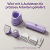 TrimCare Körper- und Intimtrimmer für eine sichere, präzise und komfortable Haarpflege.