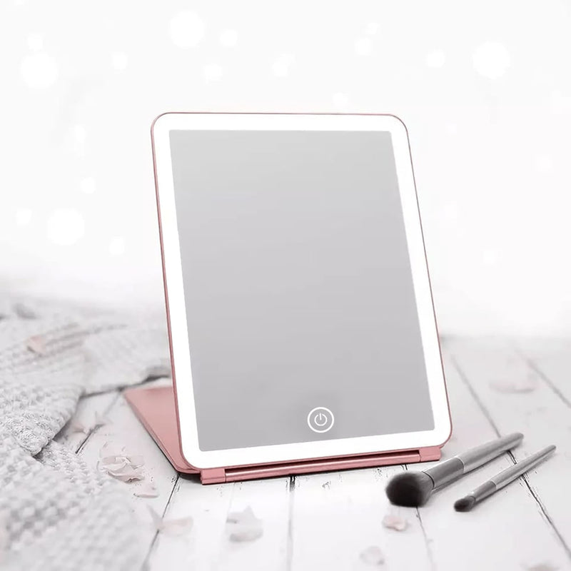 Touch-Sensor am LED Kosmetikspiegel – schnelle Helligkeitsanpassung mit Tippgeste