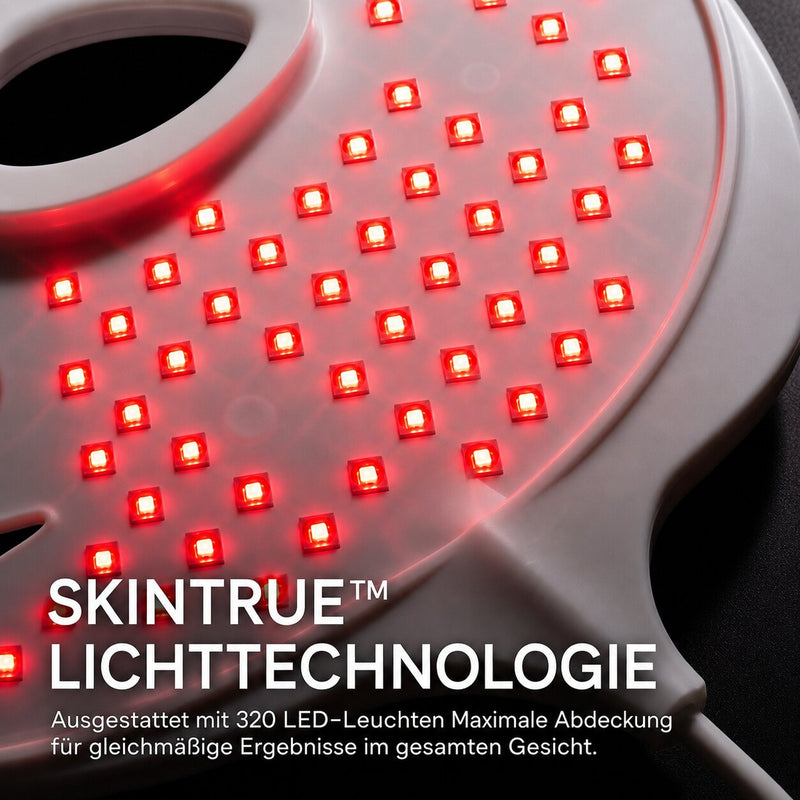 Flexible LED Silikon Gesichtsmaske LumiWhite mit angenehmem Tragekomfort