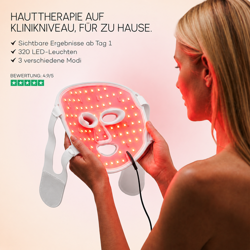 LED Lichttherapie Maske LUMIWHITE