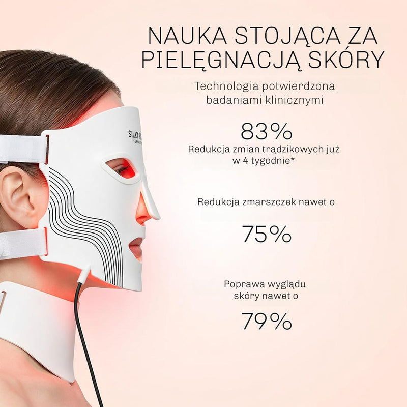 Maska LED LumiWhite z podczerwienia do intensywnej pielegnacji twarzy