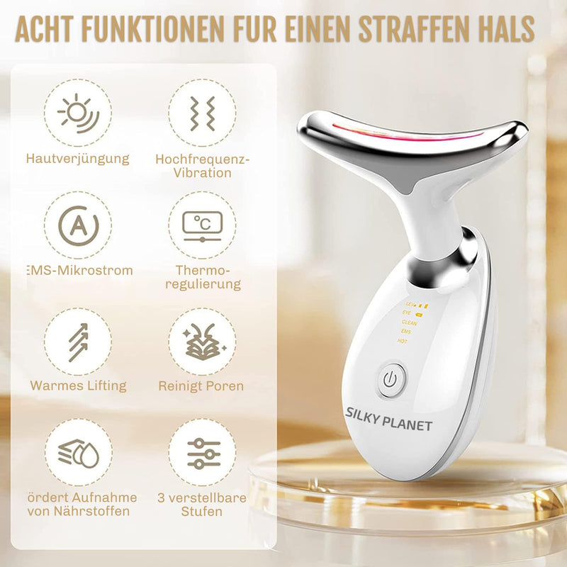 Grünes LED Licht – beruhigt gestresste Haut und unterstützt einen gleichmäßigen Hautton