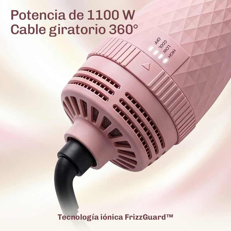 Moldeador VolumeBrush 2 en 1 para conseguir un efecto blowout con más volumen y menos esfuerzo.