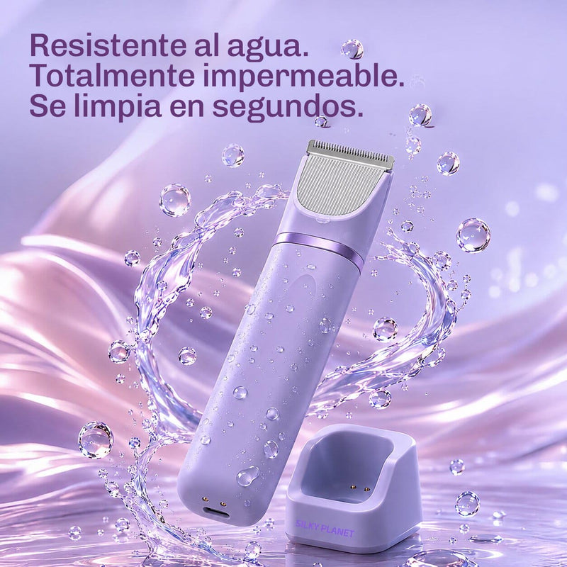 Recortadora corporal inalámbrica con diseño ergonómico para un control preciso y mayor libertad.