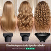Secador iónico con tecnología avanzada que reduce el frizz y protege el cabello del calor.