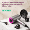 Profesjonalna suszarka do włosów AirFusion marki SilkyPlanet zapewniająca szybkie suszenie, mniej puszenia i zdrowy połysk.