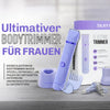 TrimCare Trimmer fuer glatte gepflegte Haut ohne Hautirritationen
