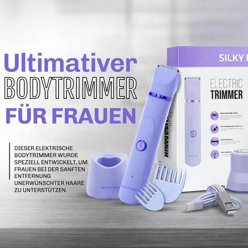 TrimCare Trimmer fuer glatte gepflegte Haut ohne Hautirritationen