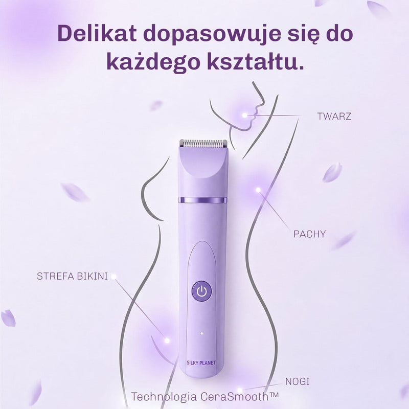 Trymer do strefy bikini zapewniający gładką skórę i komfortową pielęgnację.