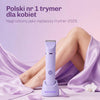 Trymer intymny TrimCare marki SilkyPlanet do bezpiecznej i delikatnej pielęgnacji okolic intymnych.