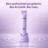 Wodoodporny trymer do ciała do użytku na sucho i pod prysznicem.